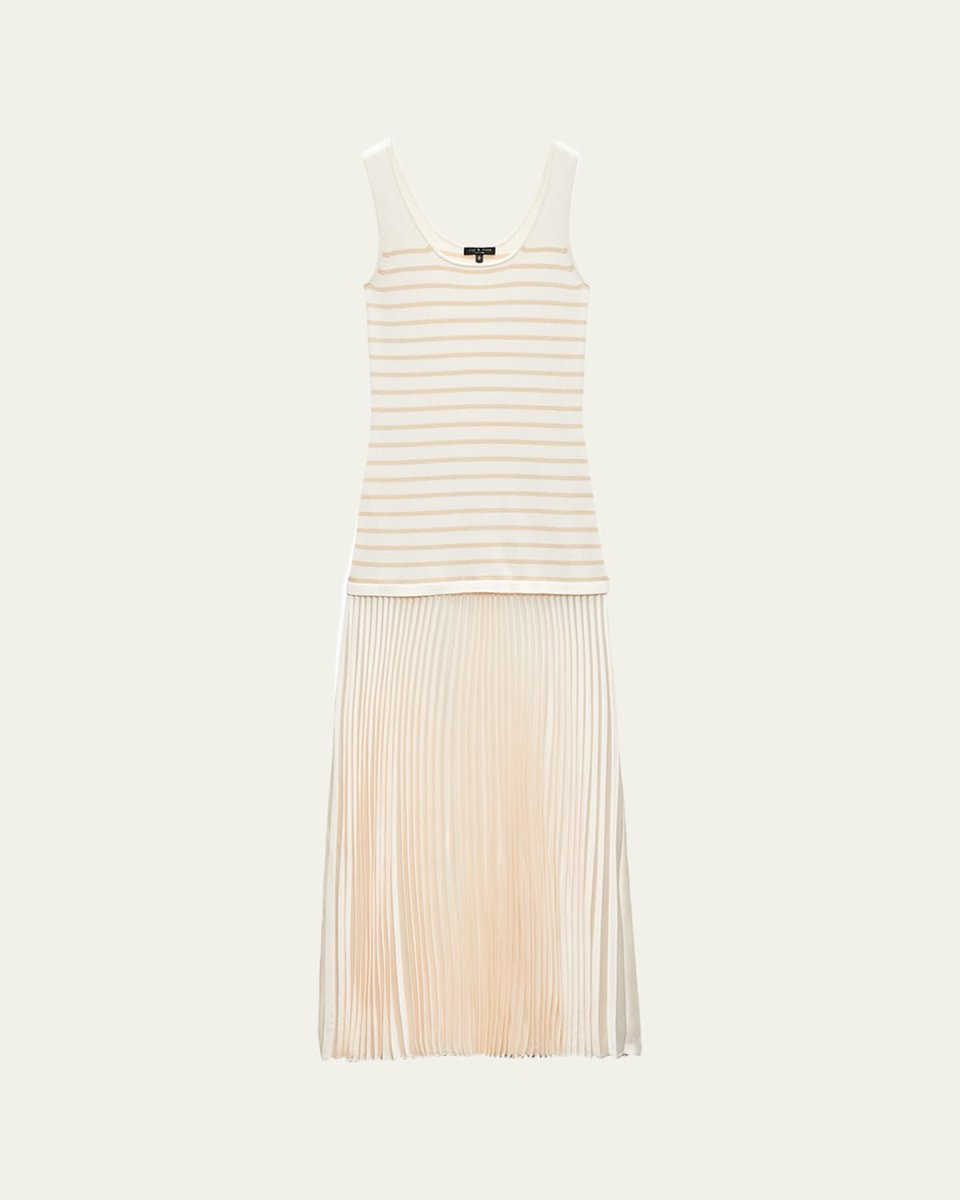 Millie Stripe Drop-Waist Tank Dress